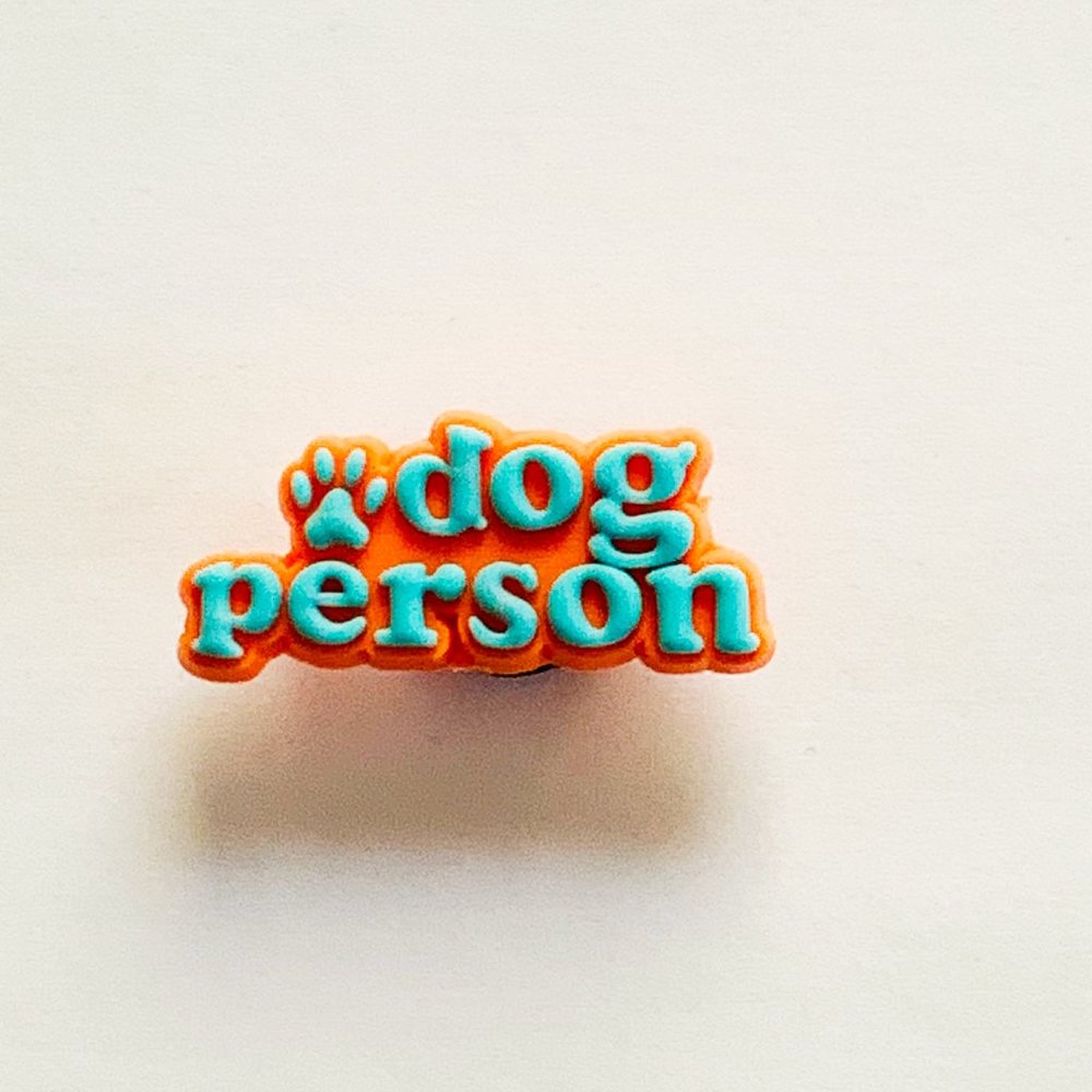 Dog person croc charm